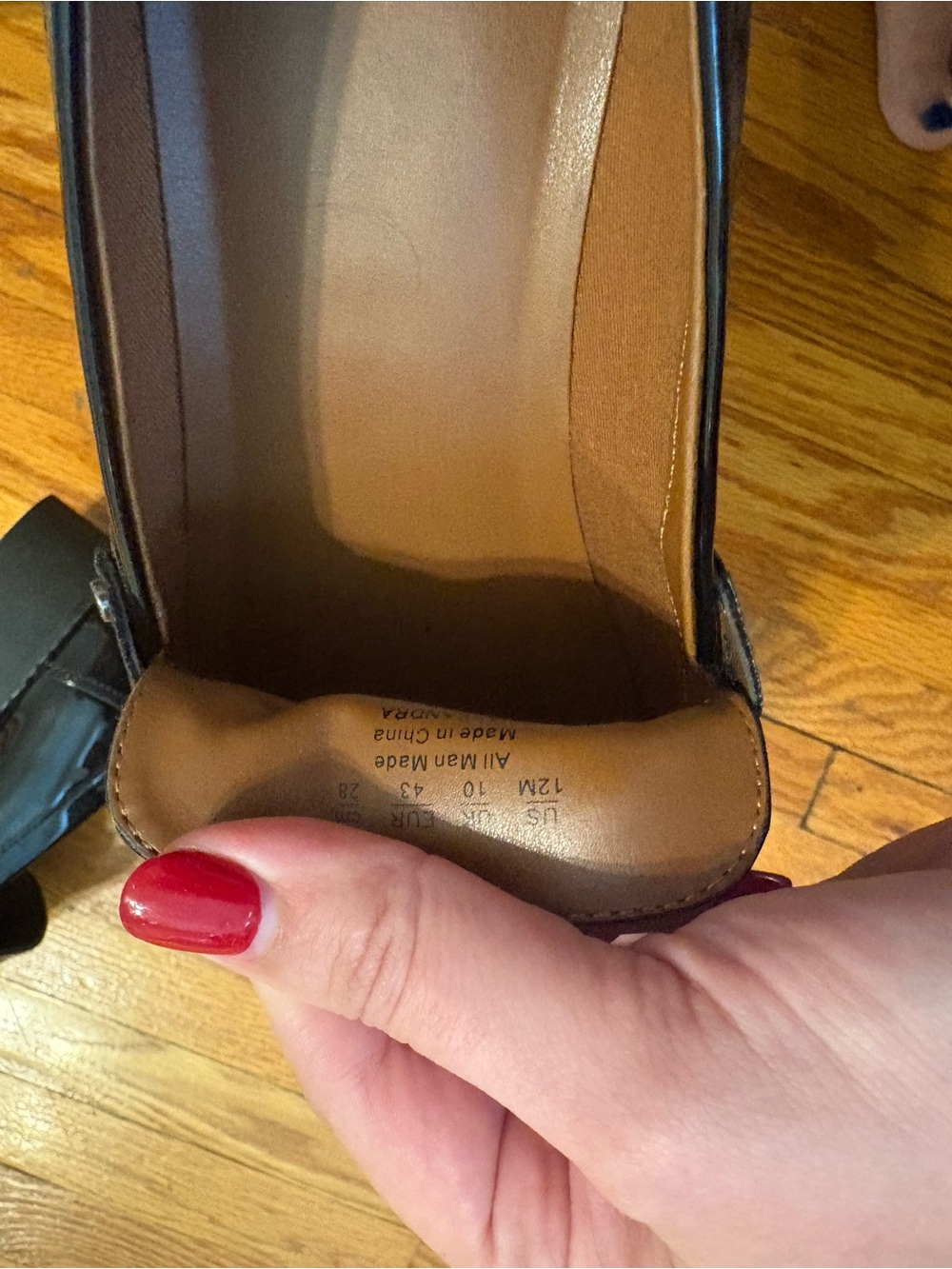 Franco Sarto Black Patent Leather Penny Loafers - Picture 7 of 8